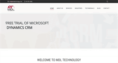 Desktop Screenshot of mdltechnology.com
